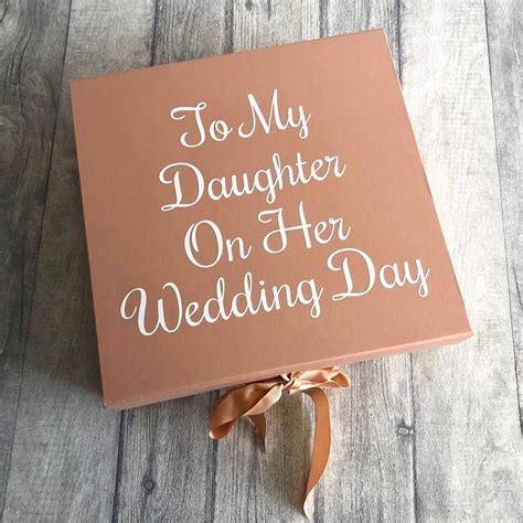 present for daughter on wedding day